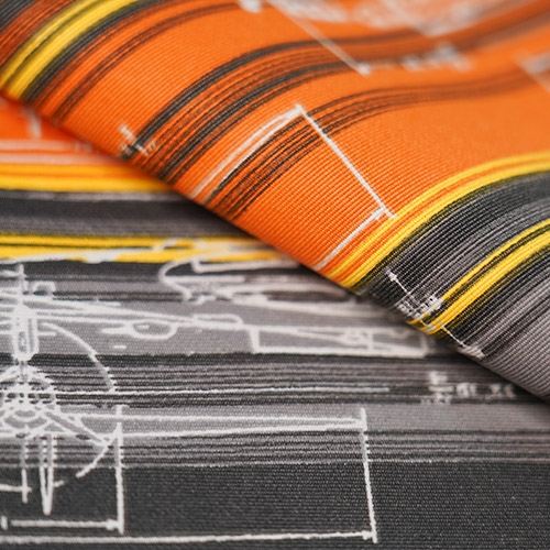 Polyester Taslon printed fabric